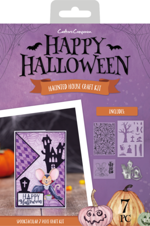 Crafter's Companion - Happy Halloween Craft Kit Haunted House (HAH-HAH-KIT)