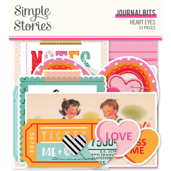 Simple Stories - Heart Eyes Journal Bits & Pieces (SIS19418)