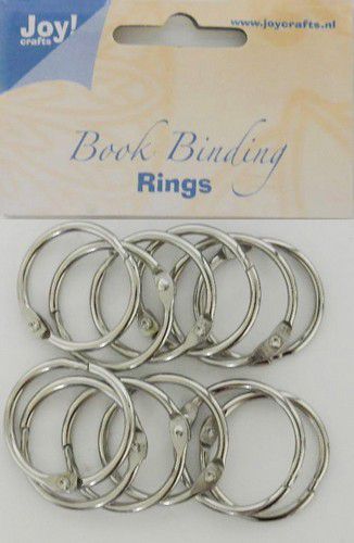 Joy! Crafts - Boekbinders-ringen zilver 30mm 12st (6200/0122)