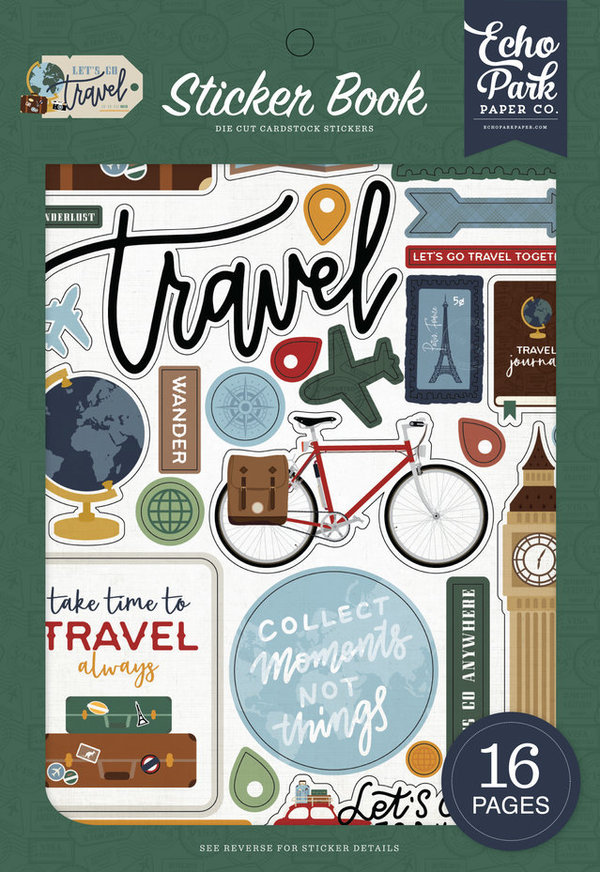 Echo Park - Let's Go Travel Sticker Book (LGT310029)