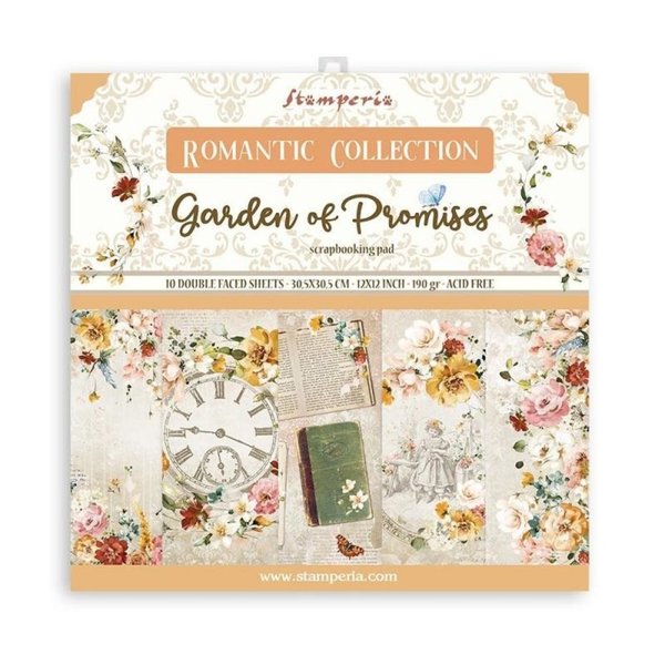 Stamperia - Garden of Promises 12x12 Inch Paper Pack (SBBL110)